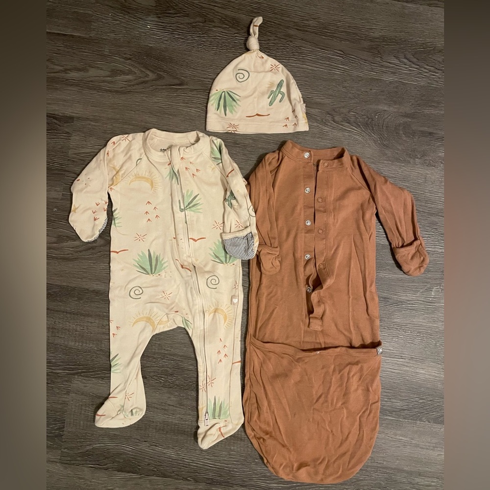 Goumi Kids x Babylist - Bamboo & Organic Cotton - 3 Pieces Size 3-6 Months - EUC
